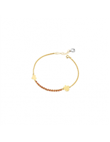 Pulsera Roberto Giannotti Mujer Le rouge c'est chic in Oro amarillo Cristallo NKT308